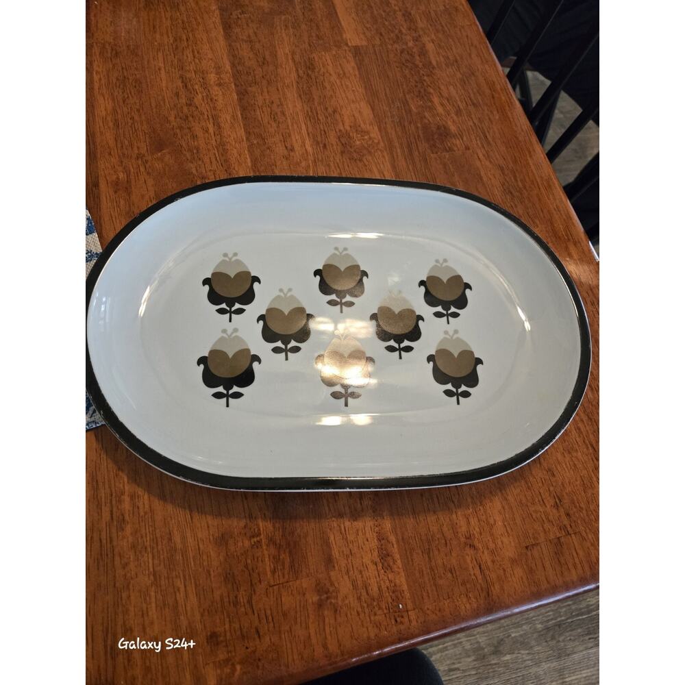 Vintage Allspice Platter. Made In Portugal.